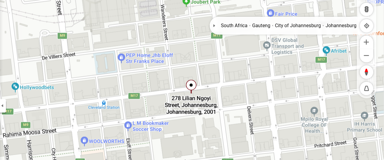 Map to Varsity Store